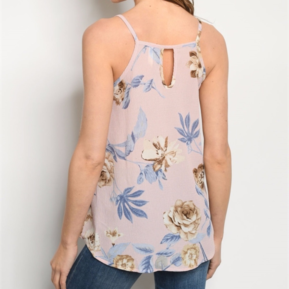 Aloha Pink Top with Flowers - Picture 4 of 6